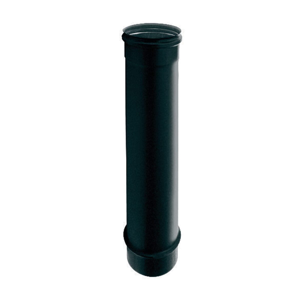 Bricocenter ENAMELLED PELLET PIPE THICKNESS 0.8 MM L 500 DIA80 MM BLACK