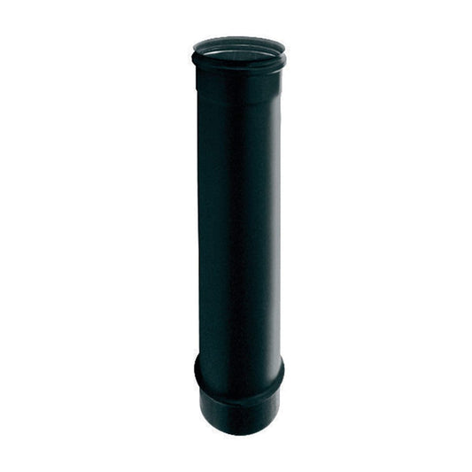 Bricocenter ENAMELLED PELLET PIPE THICKNESS 0.8 MM L 500 DIA80 MM BLACK