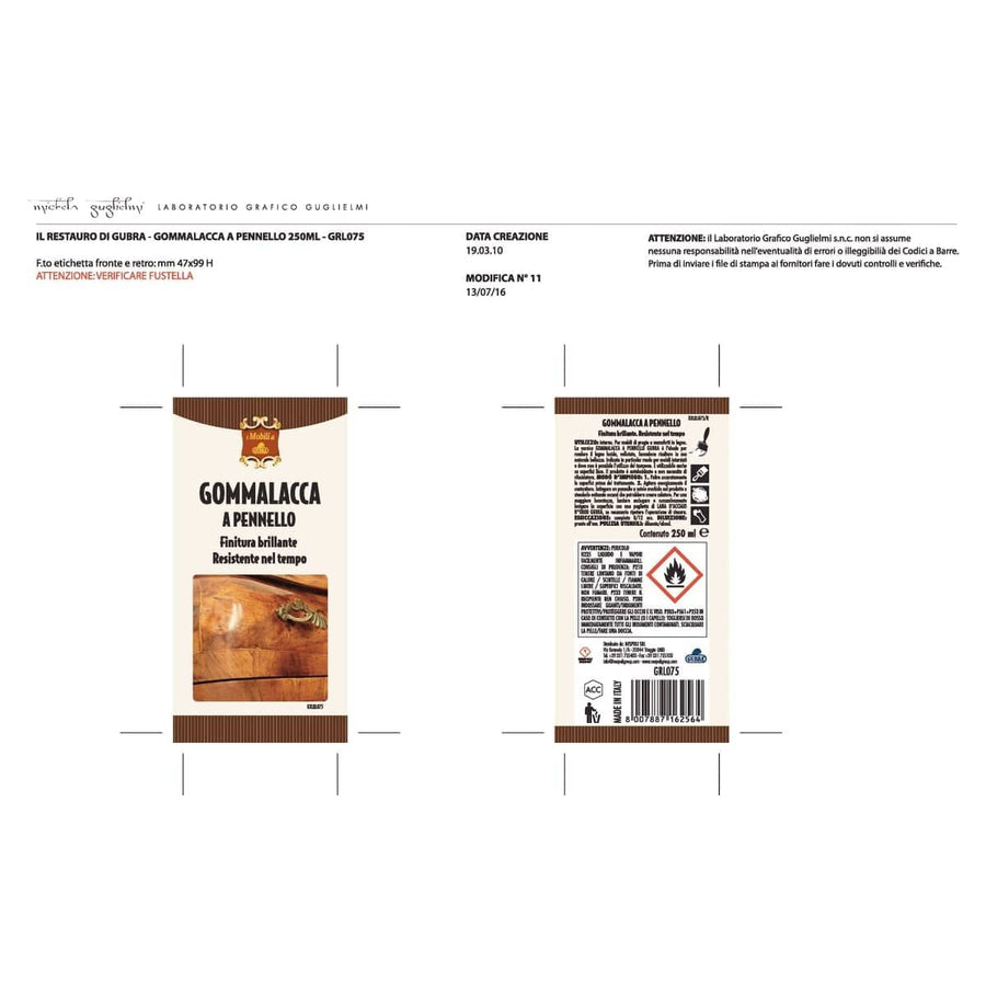 Bricocenter SHELLAC BRUSH 250 ML