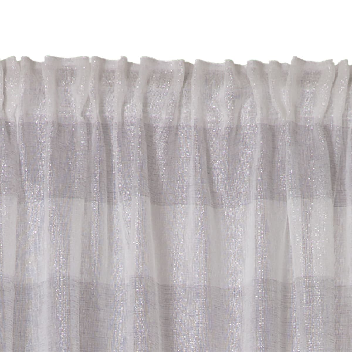 Bricocenter GOLDY SILVER FILTER CURTAIN 140X300 CM HIDDEN LOOP AND WEBBING