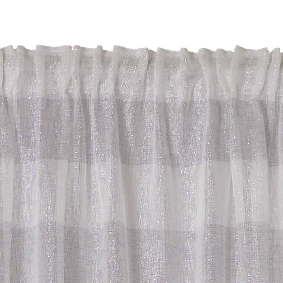 Bricocenter GOLDY SILVER FILTER CURTAIN 140X300 CM HIDDEN LOOP AND WEBBING