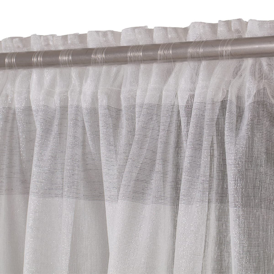Bricocenter GOLDY SILVER FILTER CURTAIN 140X300 CM HIDDEN LOOP AND WEBBING