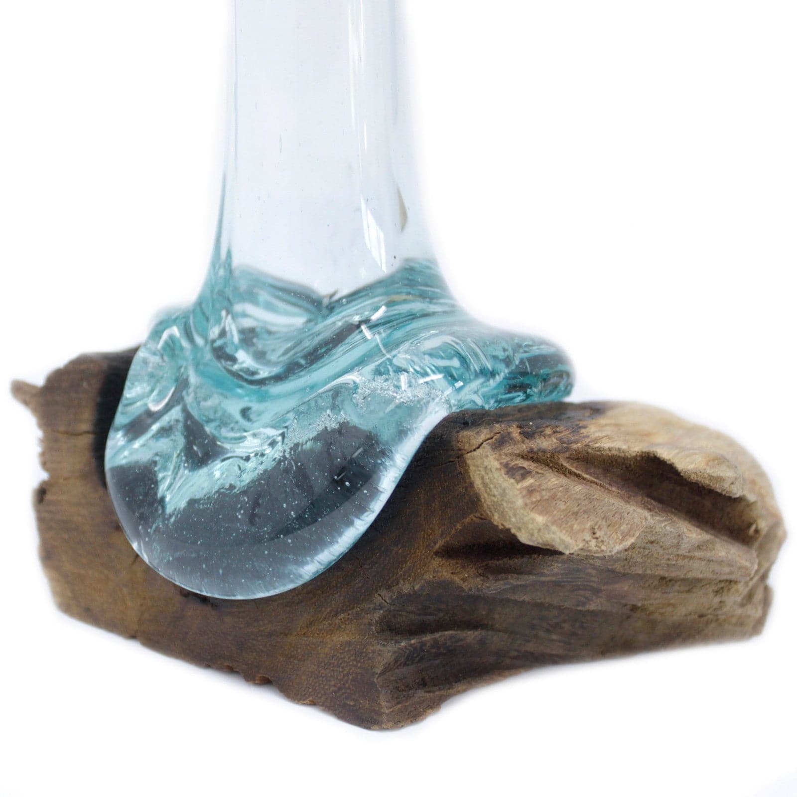 Molten Glass on Wood - Vase - best price from Maltashopper.com MGW-04