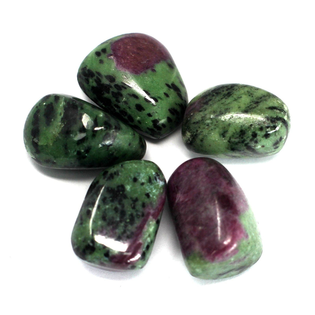 4x Premium Tumble Stone - Ruby Zoisite - best price from Maltashopper.com TBM-54