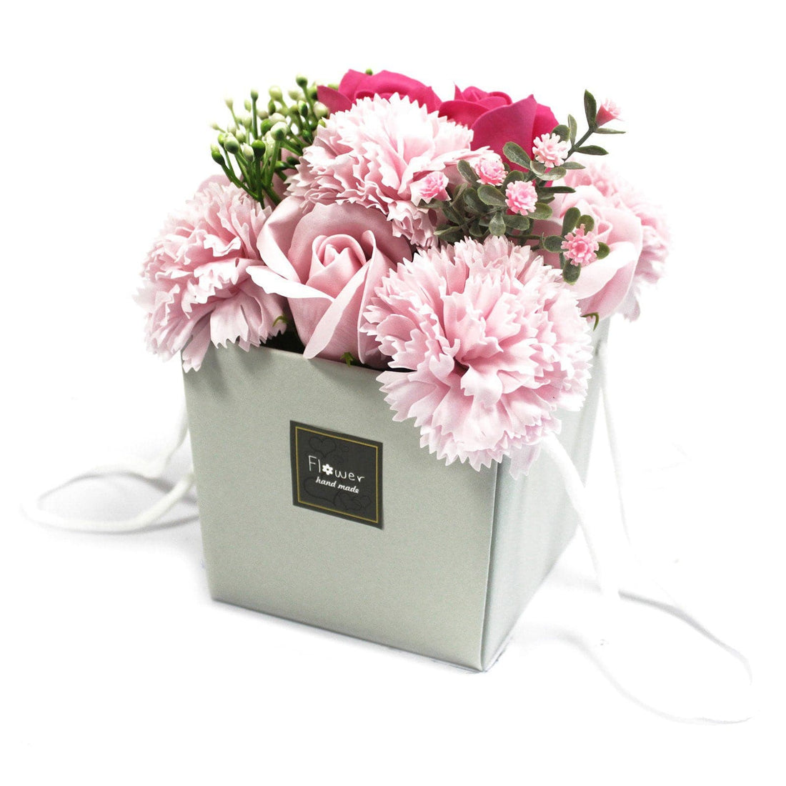 Soap Flower Bouqet - Pink Rose & Carnation - best price from Maltashopper.com LSF-02