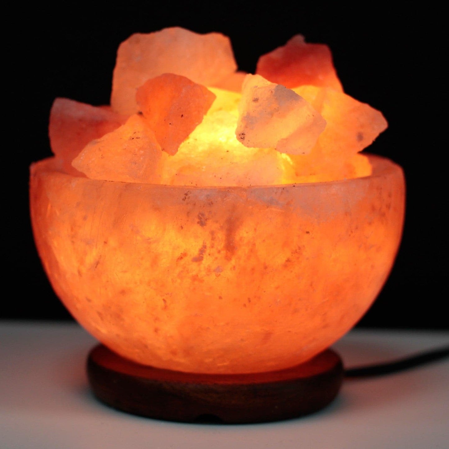 Salt Fire Bowl and Chunks - 15cm x 9cm - best price from Maltashopper.com QSALT-62