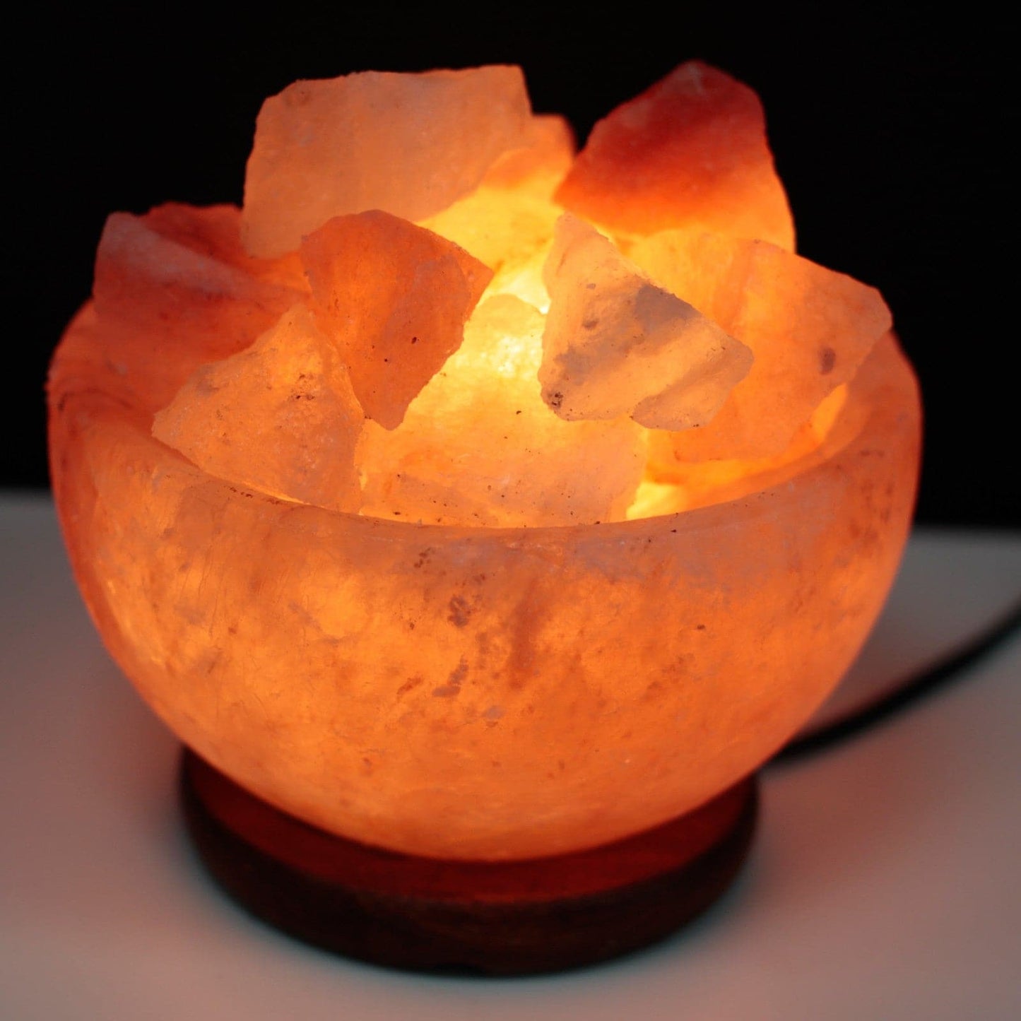 Salt Fire Bowl and Chunks - 15cm x 9cm - best price from Maltashopper.com QSALT-62