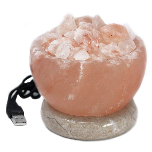 Bliss USB Fire Bowl Himalayan Salt Lamp (Multi)