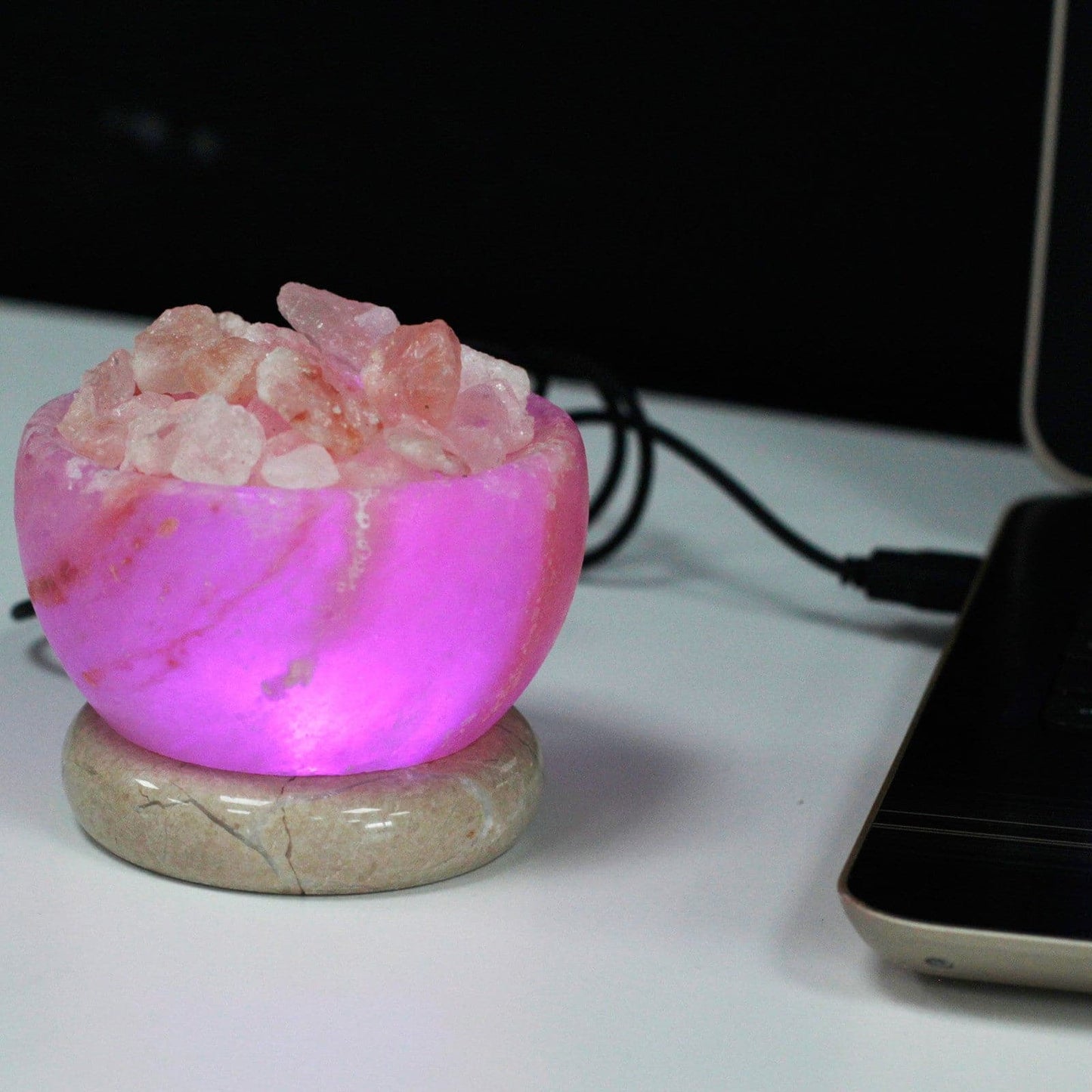 Bliss USB Fire Bowl Himalayan Salt Lamp (Multi)