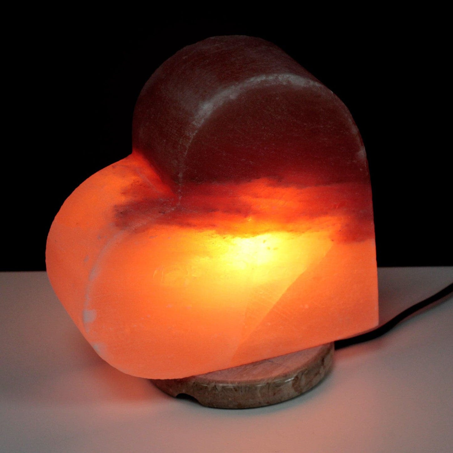 Heart Shaped Himalayan Salt Lamp - best price from Maltashopper.com QSALT-63N