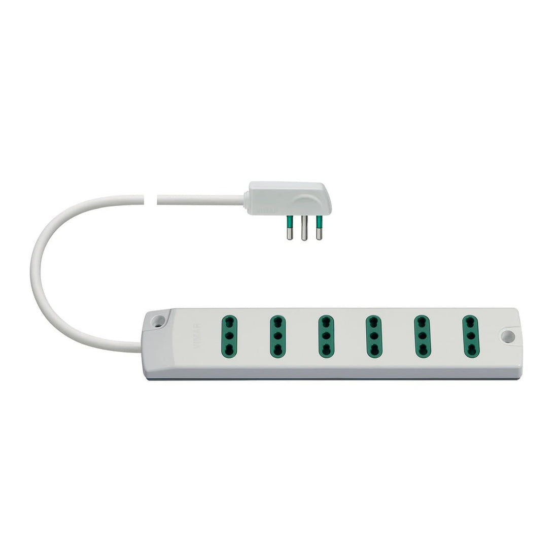 MULTISOCKET PLUG 16A 6 PLACES 10/16A CABLE 1.5 M WHITE - best price from Maltashopper.com BR420110397