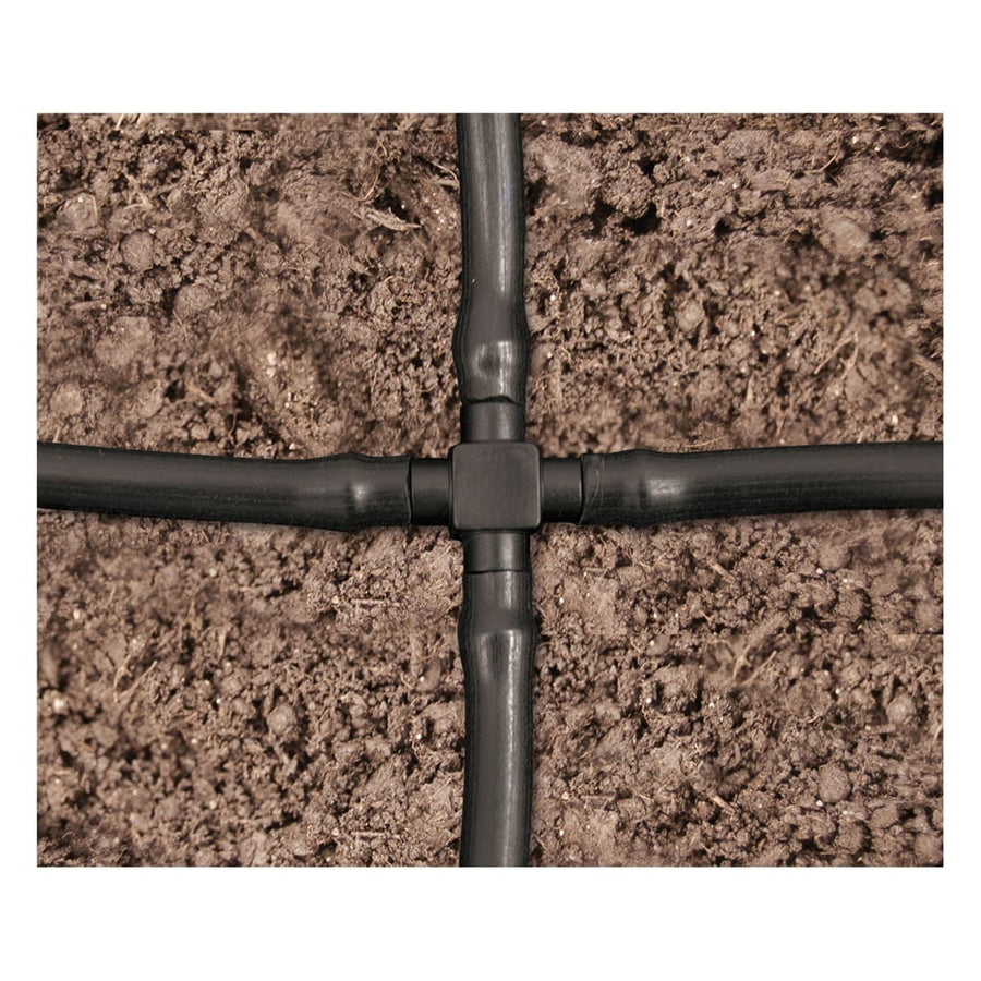 Bricocenter CROSS CONNECTOR FOR PIPES DIAMETER 4/6MM 10 PIECES GEOLIA