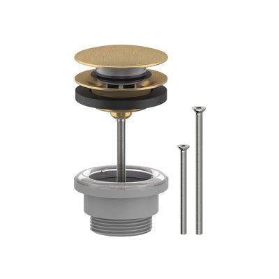 CLICK-CLACK DRAIN 1" 1/4 UNIVERSAL BRUSHED GOLD - best price from Maltashopper.com BR430009089