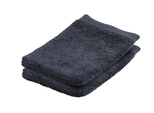 B-LUX Washcloth set of 2 gray W 15 x L 21 cm - best price from Maltashopper.com CS668164