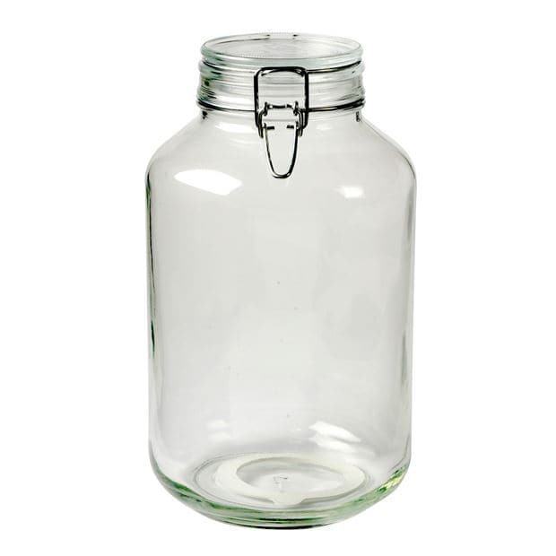 Casa FIDO 4 L transparent airtight jar, H 27,9 cm - Ø 16 cm