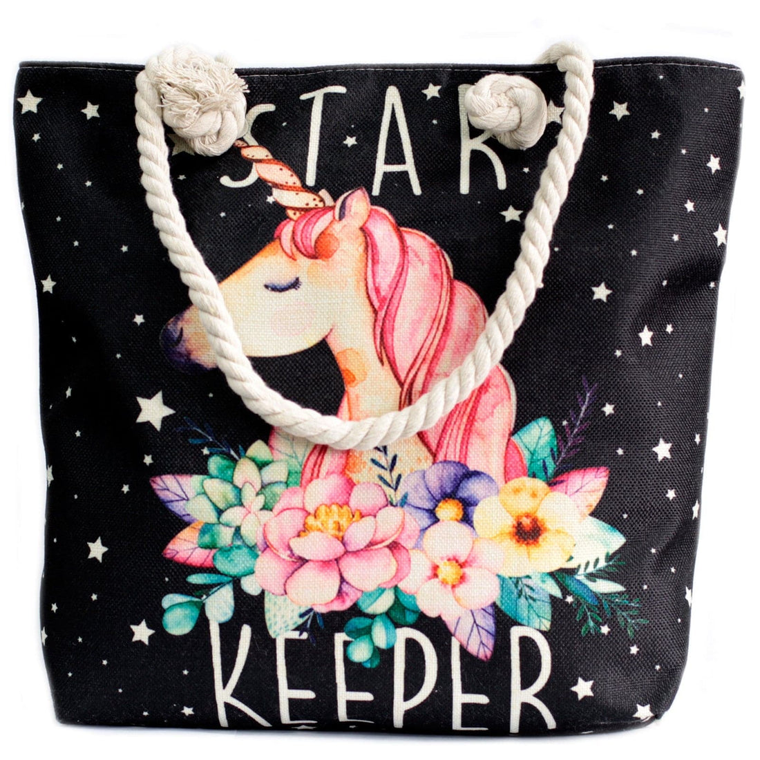 Rope Handle Bag - Star Keeper Unicorn - best price from Maltashopper.com RHSB-10