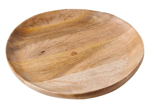 PURE LUXURY Natural plate H 2,5 cm - Ø 24 cm - Ø 25 cm - best price from Maltashopper.com CS639849