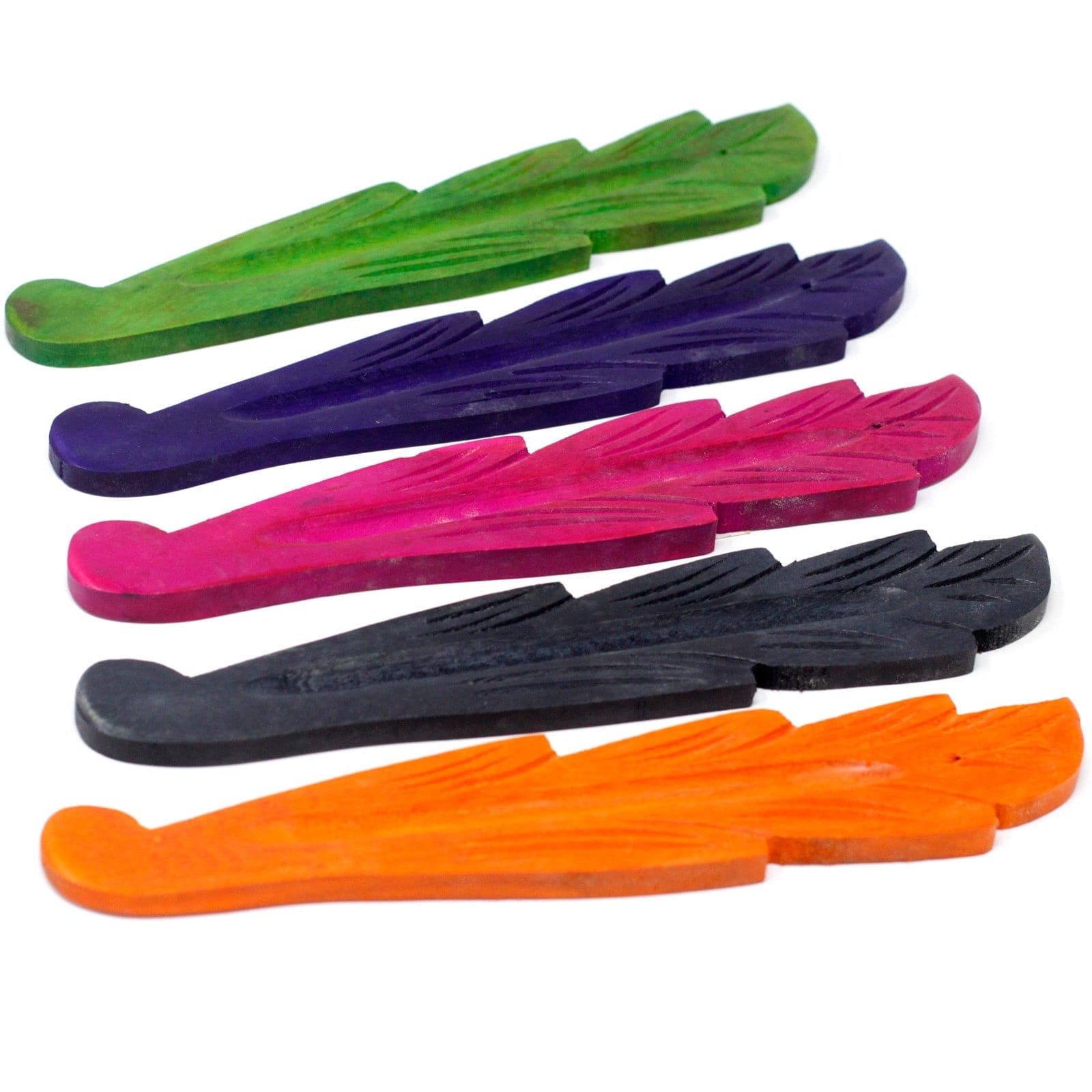 Leaf Coloured Ashcatcher 10" - Mango Wood - best price from Maltashopper.com ISH-100M