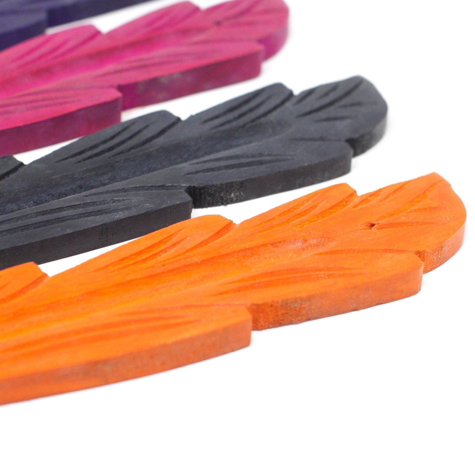 Leaf Coloured Ashcatcher 10" - Mango Wood - best price from Maltashopper.com ISH-100M