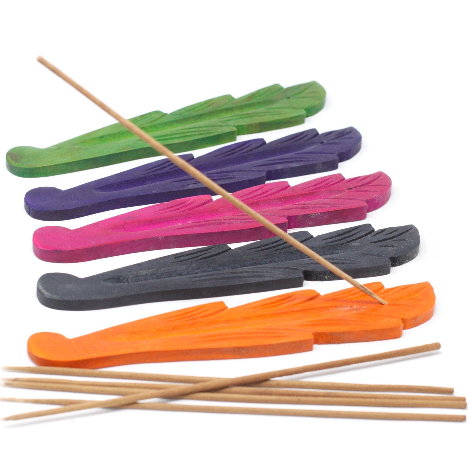 Bliss Leaf Coloured Ashcatcher 10" - Mango Wood