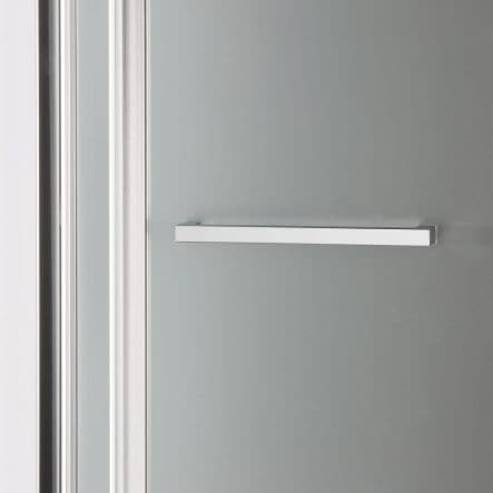 RECORD 2-LEAF FOLDING DOOR L 87-91 CM SCREEN-PRINTED GLASS 6 MM WHITE - best price from Maltashopper.com BR430004658