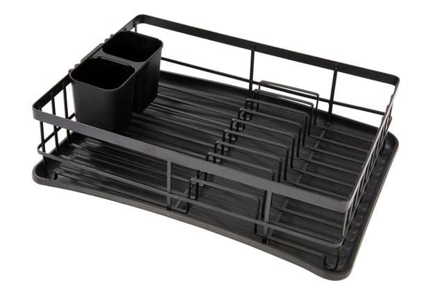 Casa INDUSTRY Black dish drainer, H 10 x W 40 x D 29 cm