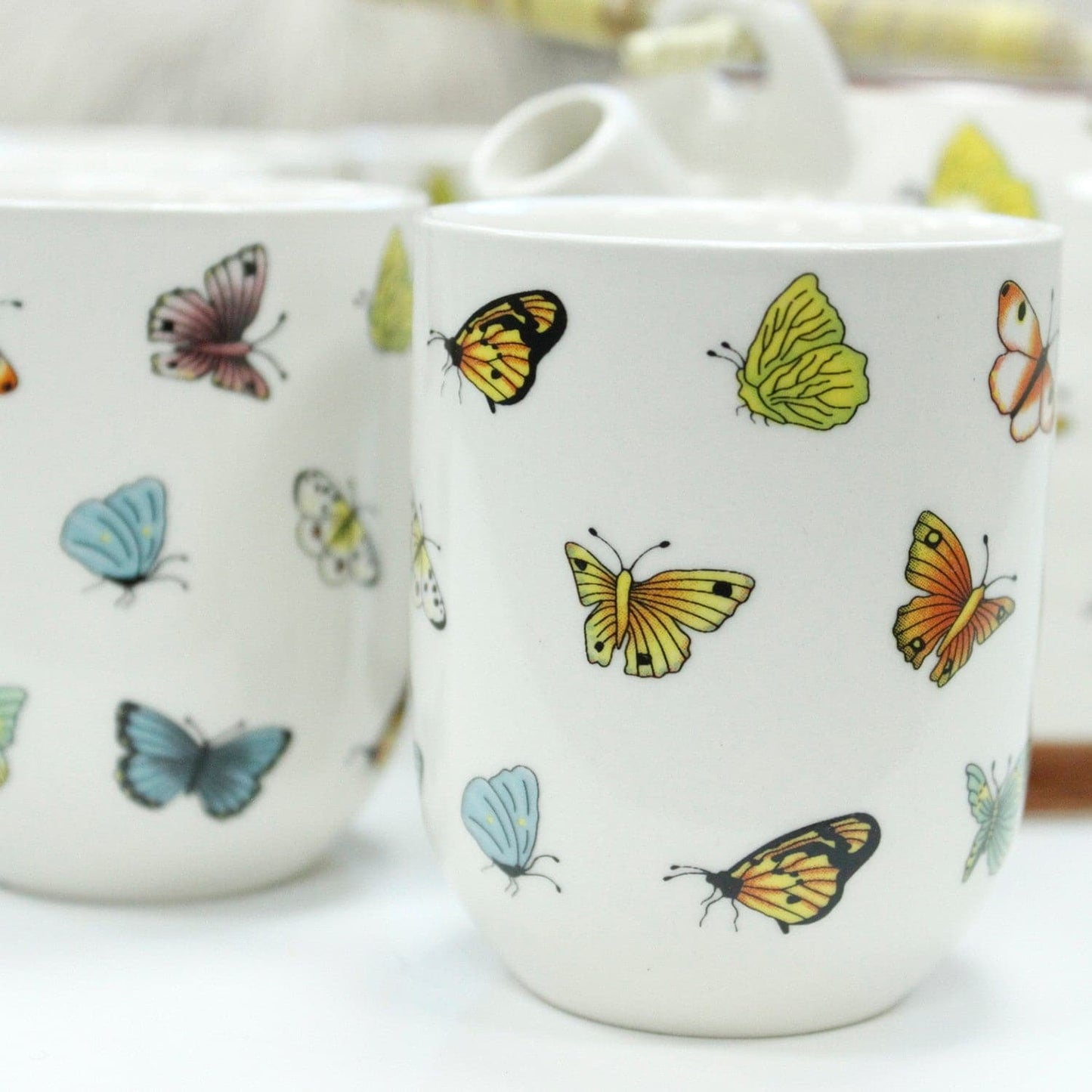 Herbal Teapot Set - Butterflies - best price from Maltashopper.com TEAP-02