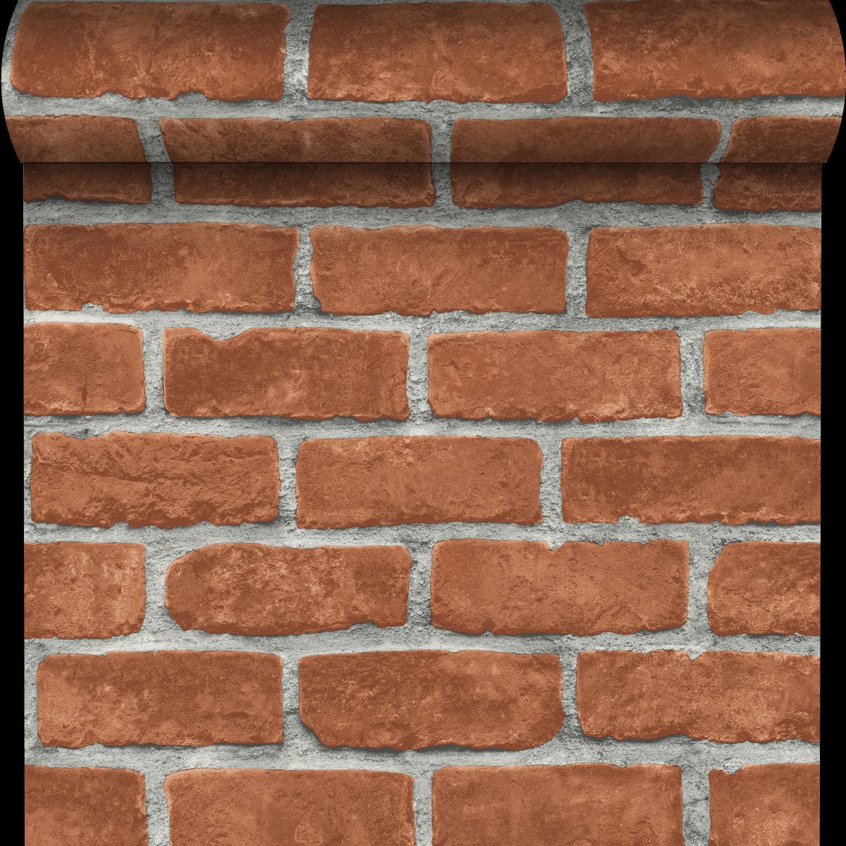 WALLPAPER ANTIQUE RED BRICK 53CMX10.5M