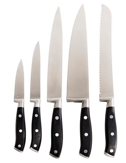 Casa JULIENNE Black chef's knife, W 4,5 x L 32 cm