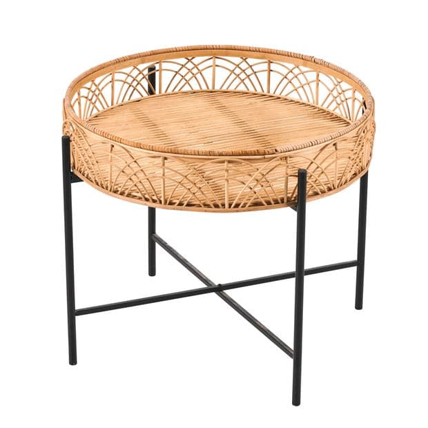 MONARC Natural coffee table H 52 cm - Ø 60 cm - best price from Maltashopper.com CS665252
