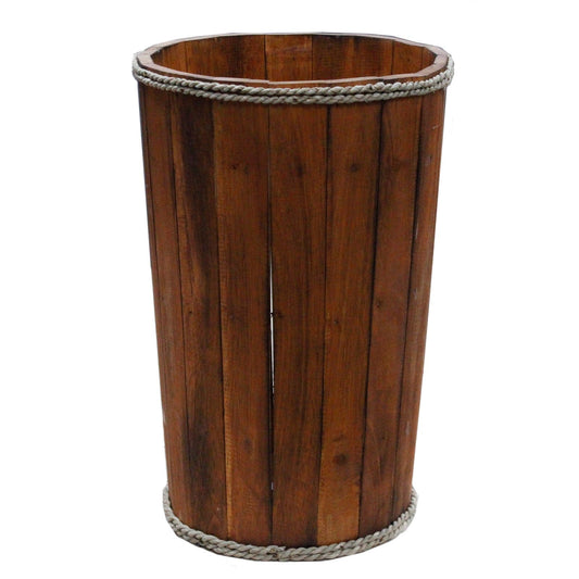 Lrg Nautical Display Tub - Brown 45x32cm - best price from Maltashopper.com RDS-145