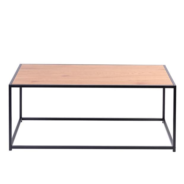 DAVENPORT Natural living room table H 40 x W 50 x L 100 cm - best price from Maltashopper.com CS638855