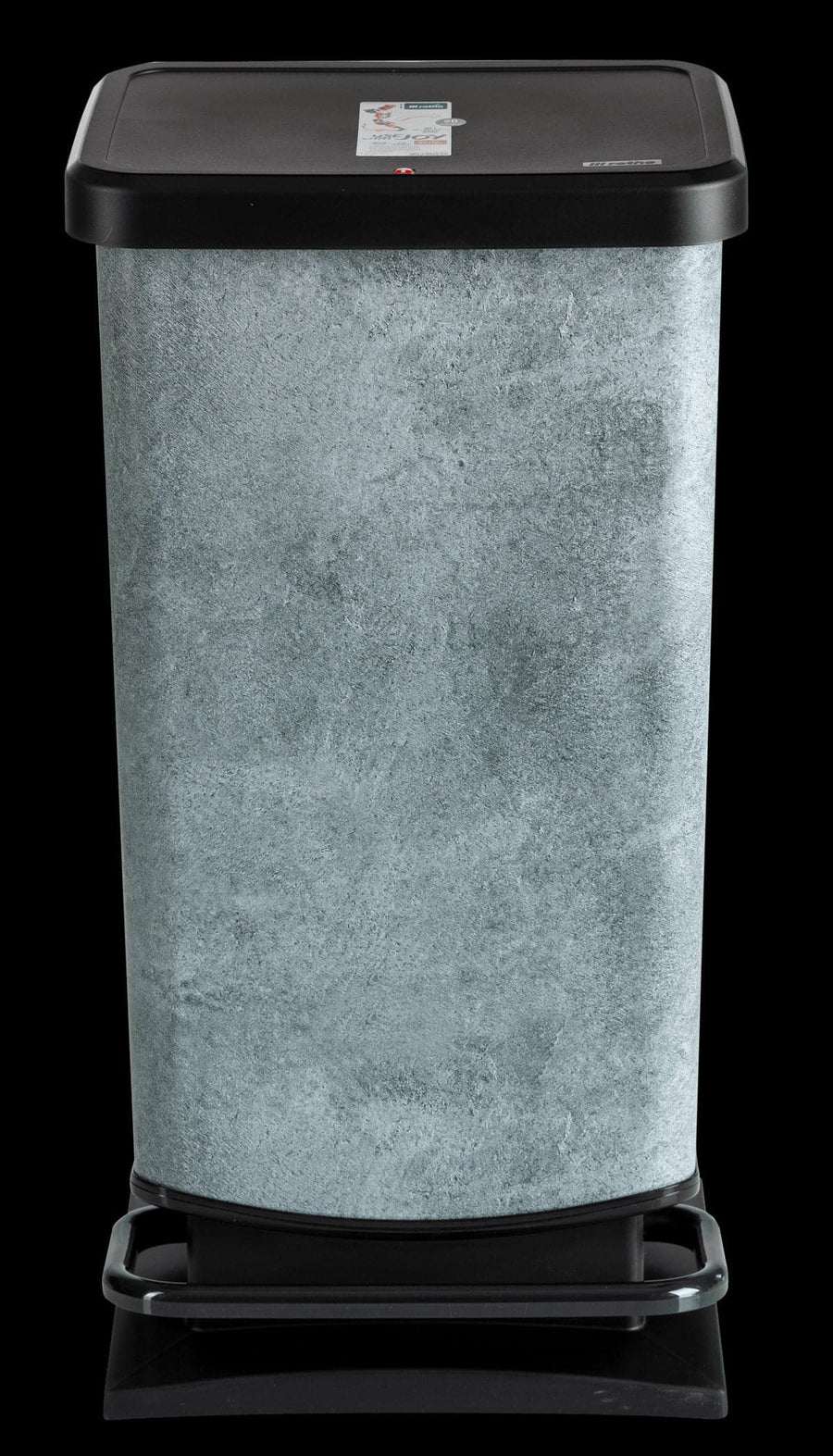 DUSTBIN WITH PEDAL 40LT PASO CONCRETE COLOUR - best price from Maltashopper.com BR410007632