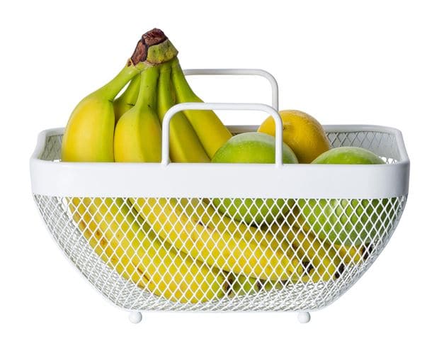 PURO White basket H 16 x W 27.5 x D 20 cm - best price from Maltashopper.com CS633304