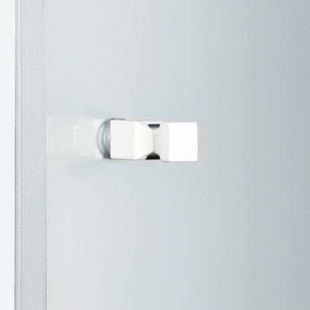 RECORD 4-DOOR SLIDING DOOR L 157-161 H 195 CM CLEAR GLASS 6 MM WHITE - best price from Maltashopper.com BR430004596