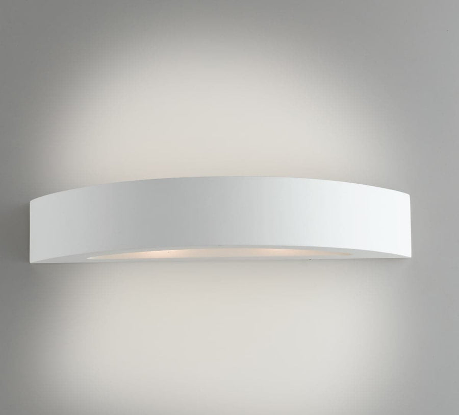 42X15X7 CM 42X15X7 CM 2XE14=13W WHITE PLASTER CURTAIN WALL LIGHT - best price from Maltashopper.com BR420005064