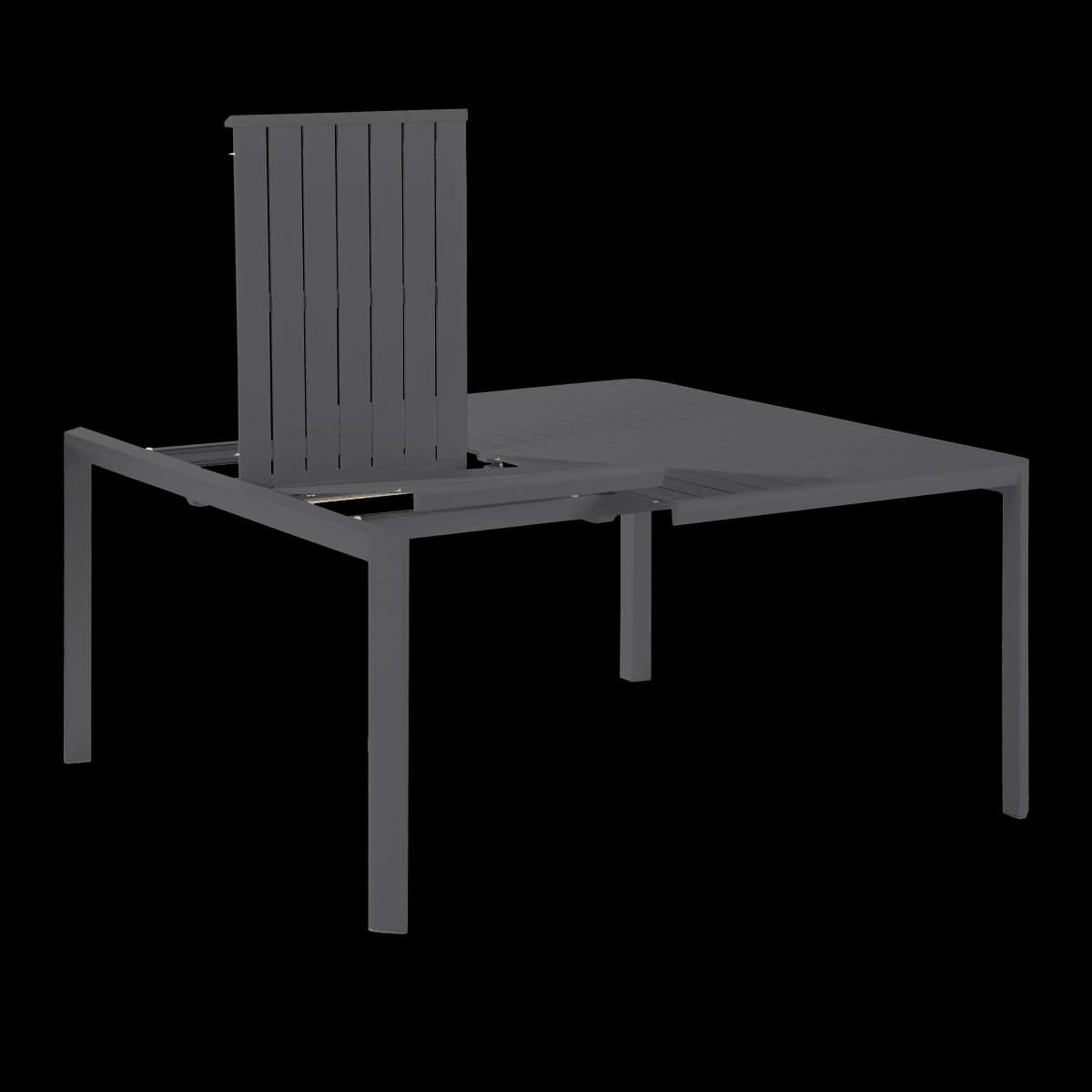 IDAHO EXTENSION TABLE 180/240X100 ANTHRACITE - best price from Maltashopper.com BR500015320