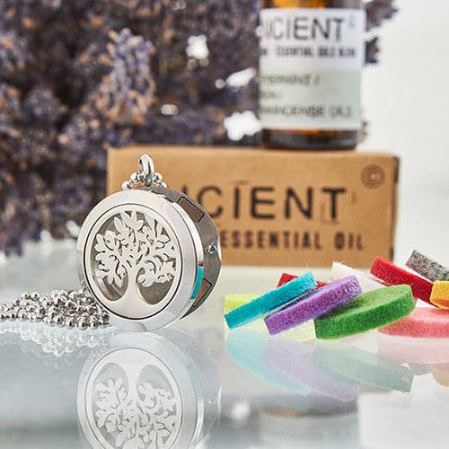 Aromatherapy Jewellery Necklace - Tree of Life 25mm - best price from Maltashopper.com AROMAJ-01