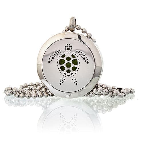Aromatherapy Jewellery Necklace - Turtle 25mm - best price from Maltashopper.com AROMAJ-07