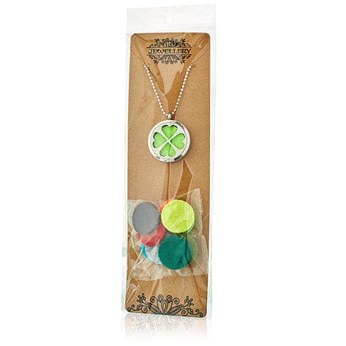 Aromatherapy Jewellery Necklace - Leaf 30mm - best price from Maltashopper.com AROMAJ-11