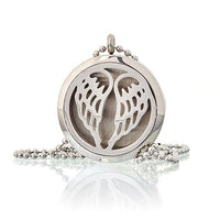 Aromatherapy Jewellery Necklace - Angel Wings 30mm - best price from Maltashopper.com AROMAJ-12