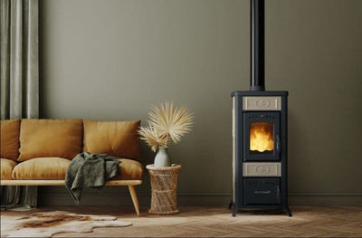 RINA WOOD STOVE NOMINAL OUTPUT 5.6 KW COLOUR BEIGE - best price from Maltashopper.com BR430008334