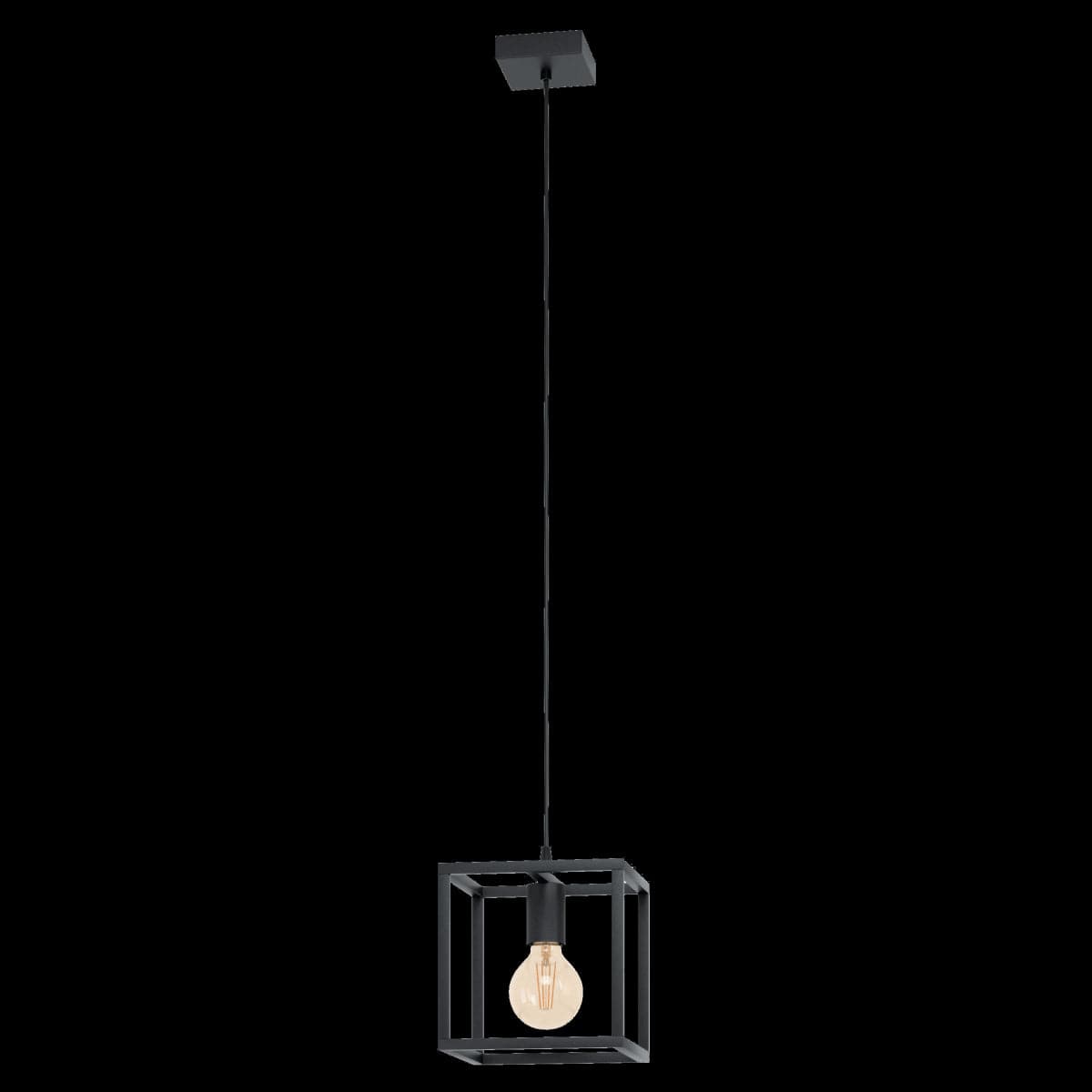 Bricocenter ELDRICK METAL CHANDELIER BLACK 20X20CM E2=60W