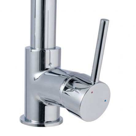 CANDY/ALAIN SPRING-LOADED SINK MIXER WITH CHROME HAND SHOWER - best price from Maltashopper.com BR430110469