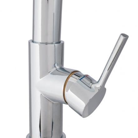 HOLLY MIXER HIGH SPOUT FLEXIBLE SPOUT CHROME/BLACK - best price from Maltashopper.com BR430006503