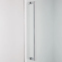 RECORD 4-DOOR SLIDING DOOR L 167-171 H 195 CM CLEAR GLASS 6 MM CHROME - best price from Maltashopper.com BR430004603