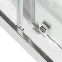 RECORD 4-DOOR SLIDING DOOR L 167-171 H 195 CM CLEAR GLASS 6 MM CHROME - Premium Shower Doors and Fixed Sides from Bricocenter - Just €671.99! Shop now at Maltashopper.com
