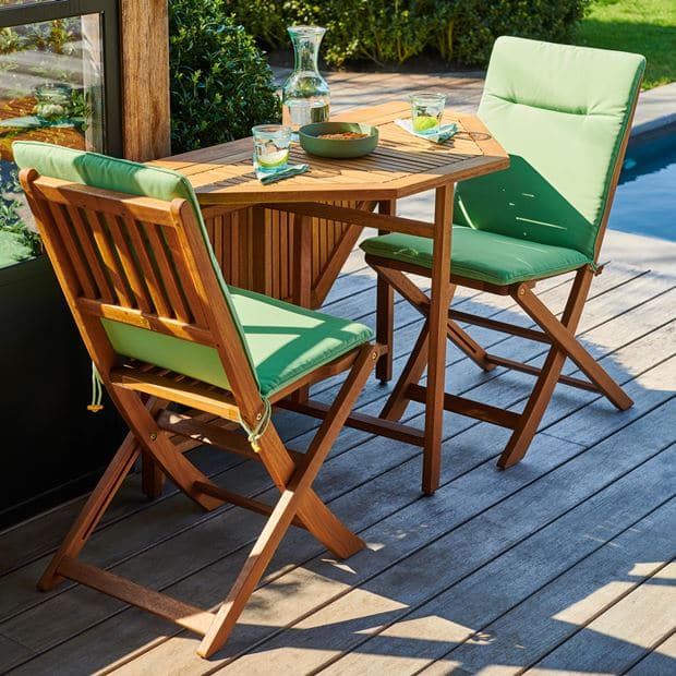 NEW OREGON Natural folding chair H 88 x W 58 x D 45 cm - best price from Maltashopper.com CS629475