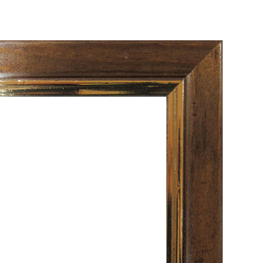 Bricocenter GEM FRAME 40X50 CM WALNUT WIRE GOLD