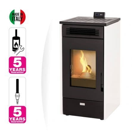 PELLET STOVE MANNU EQUATION L2 9 KW COLOUR BLACK/WHITE - best price from Maltashopper.com BR430008294